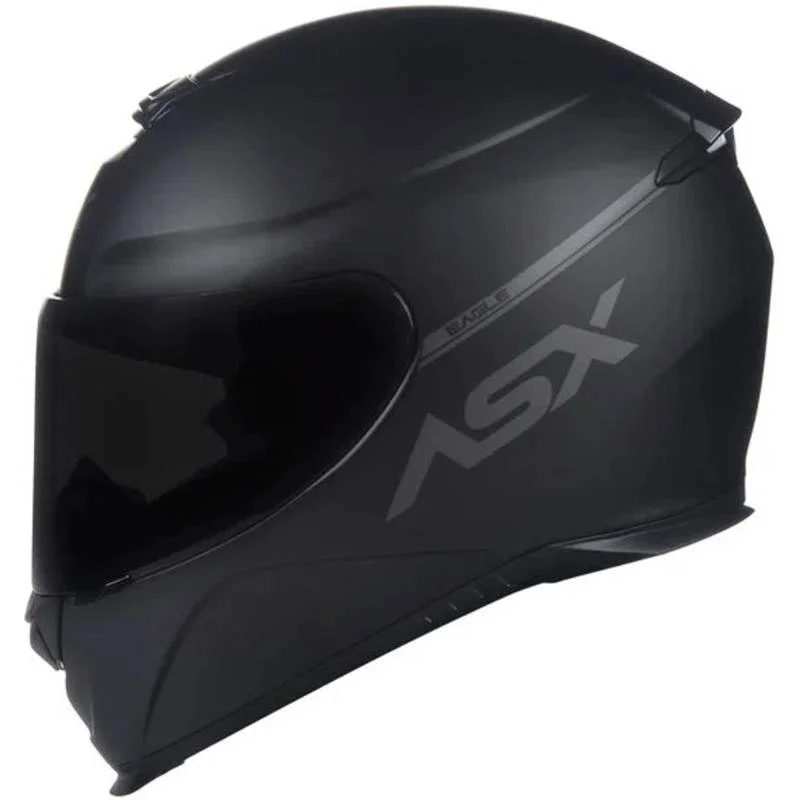 Melhor Capacete ASX para Comprar em 2023 Capacete ASX Eagle Mono - Preto Fosco