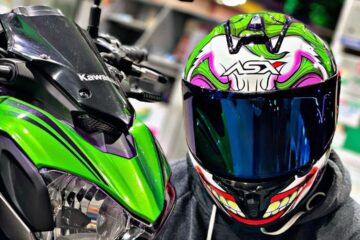 Capacetes AXXIS - ASX - Draken Joker - Verde Roxo