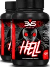 Termogênico Hell - Termogênico Hell 3VS Nutrition com Cafeína