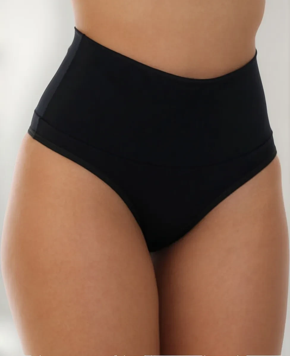 Promoção Imperdível! Kit 5 Calcinhas Cinta Modeladora Grey Original calcinha cintura alta - 5 Calcinhas Cintura Alta Grey