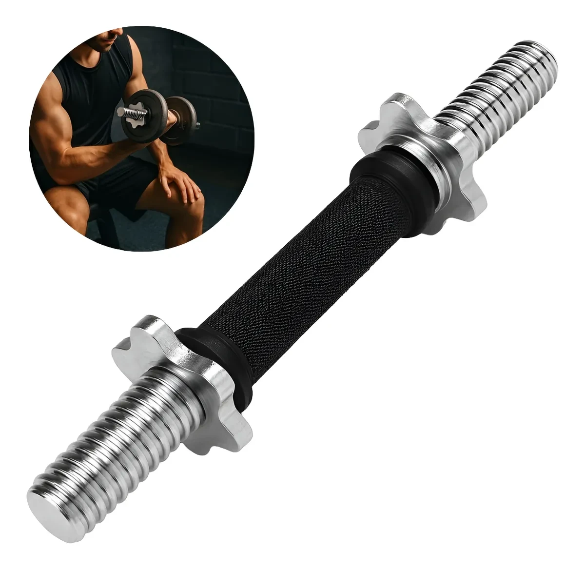 Barra Para Halter Vetrium Academia Treino Maciça Bíceps | Frete Grátis barra para halter - Barra Para Halter Vetrium Academia Treino