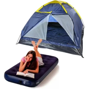 Barraca 4 Pessoas + Colchão Inflável - Barraca 4 Lugares Mor + Colchão