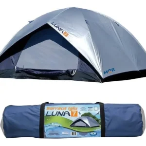 Barraca Luna Grande 7 Lugares C/sobreteto Mor Cor Prata/azul