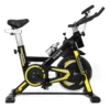 bicicleta spinning - Bicicleta Spinning Romantic Crown Preta Amarela