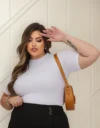 Blusa Caneladinha Plus Size - Blusa Caneladinha Premium Eguh Vest Plus