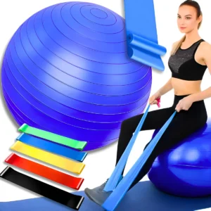 Kit Bola Suiça Pilates - Kit Bola Suiça Pilates Prime Bike