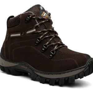 Bota Adventure Couro Impermeável - Bota Adventure Trilha Rapel Couro Impermeável
