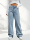 Calça Jeans Wide Leg - Calça Jeans Feminina Bellabonita Wide Leg