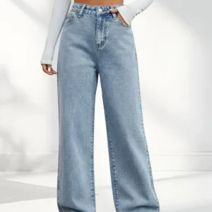 Calça Feminina Wide Leg Premium O Melhor Jeans Do Brasil