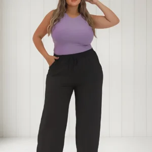 calça pantalona plus size - Calça Pantalona VGI Jeans Plus Size