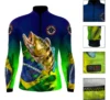 Camisa de pesca proteção uv - Camisa Camiseta Pesca Tucunaré Play Pesca