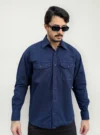 Camisa Militar - Camisa Sarja Workshirt Manga Longa Militar