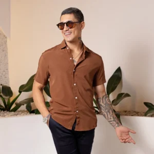 Camisa Social Masculina - Camisa Social Masculina Legacy Manga Curta