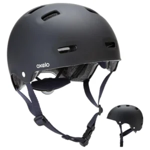 capacete mf500 oxelo preto - Capacete MF500 Oxelo Preto