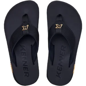 Chinelo Kenner Kivah preto - Chinelo Sandalia Kenner Masculino Kivah Preto