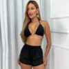 biquíni trikini - Conjunto Biquíni Trikini BLL SHOPPING CONFECÇÃO