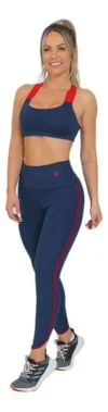 Conjunto Fitness - Conjunto Manalinda Fitness Top e Legging