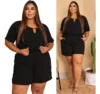 conjunto plus size - Conjunto Short + Blusa Império 22