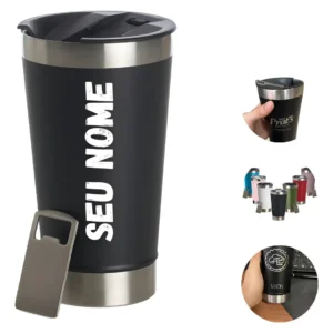 copo termico personalizado - Copo Térmico Personalizado Preto Copo Térmico