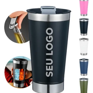 copo termico personalizado - Copo Térmico Personalizado Inox Com Tampa