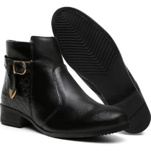 bota feminina coturno - Coturno Bota Feminina LA Sobrinho
