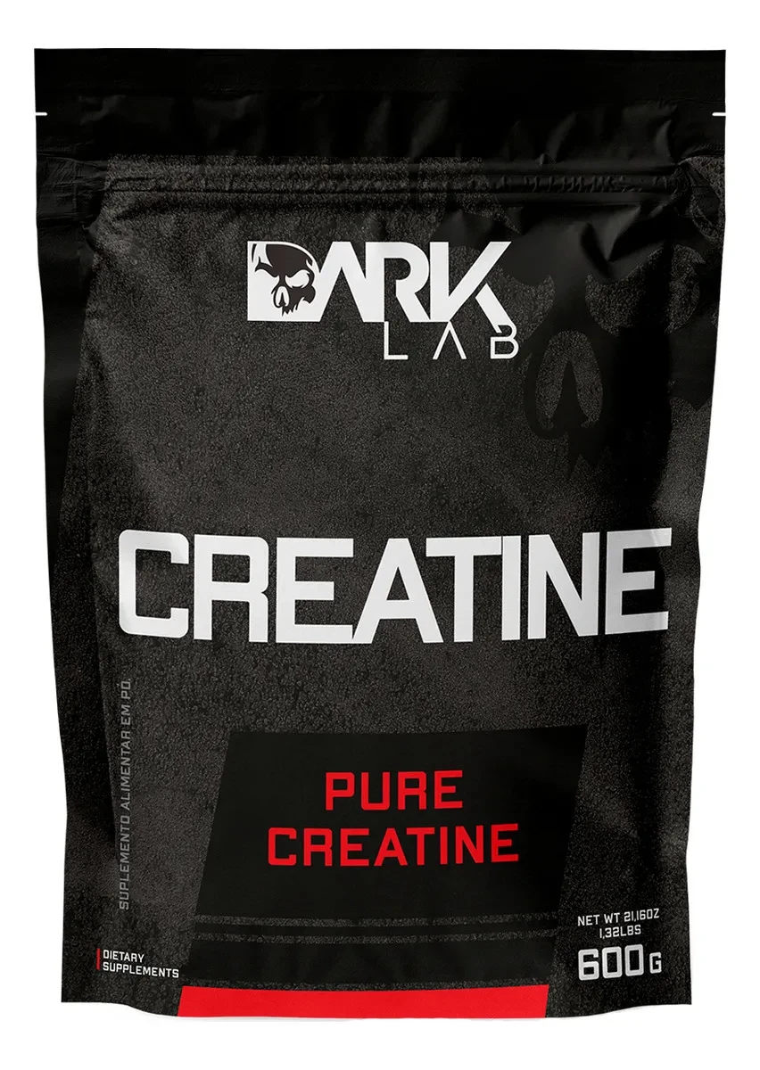 Creatina Pura Dark Lab 600g: Desconto + Frete Grátis! Melhor Preço e Original creatina pura - Creatina Pura Dark Lab 600g