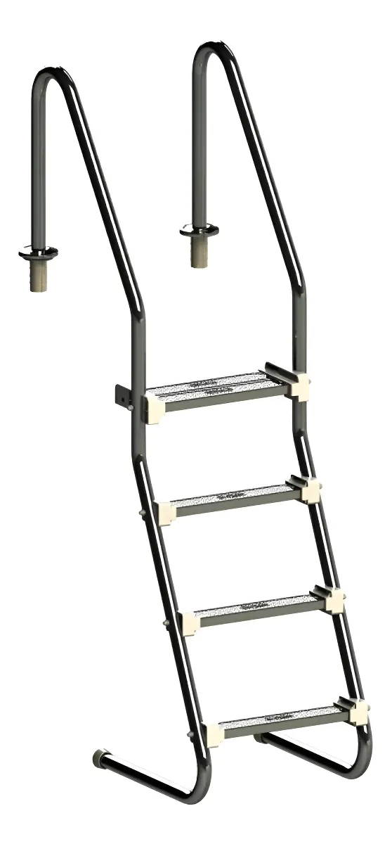 Escada para Piscina Confort Home Sodramar 4 Degraus Inox - Melhor Preço e Frete Grátis! Escada para Piscina - Escada Confort Home Sodramar 4 Degraus