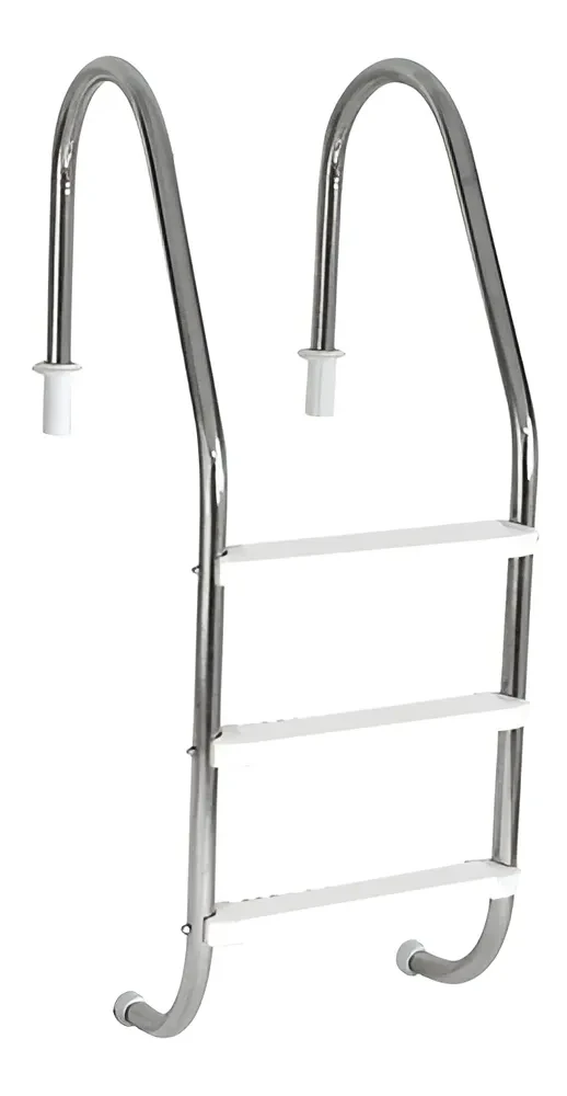 Escada para Piscina 3 Degraus Sodramar Aço Inox 316 | Melhor Preço e Frete Grátis escada para piscina 3 degraus - Escada Para Piscina 3 Degraus Sodramar