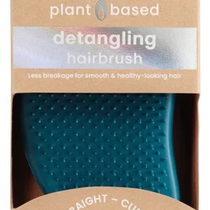 Escovas para cabelo desembaraçador Tangle Teezer Plant based brush 8cm de diâmetro azul
