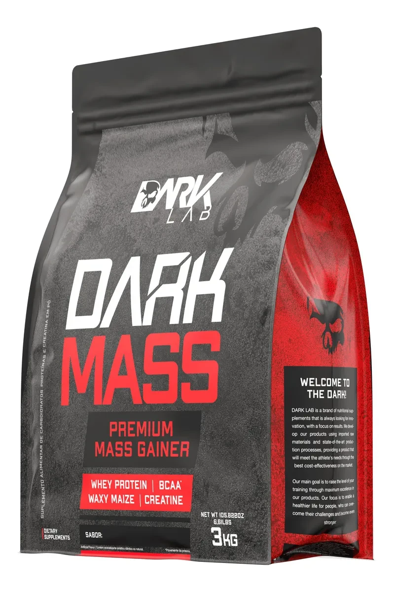 Hipercalorico Dark Mass - 3kg - Dark Lab Sabor Chocolate Hipercalorico Dark Mass - 3kg - Dark Lab Sabor Chocolate