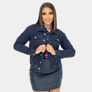 Jaqueta Jeans Feminina - Jaqueta Jeans Feminina Bamborra Denim