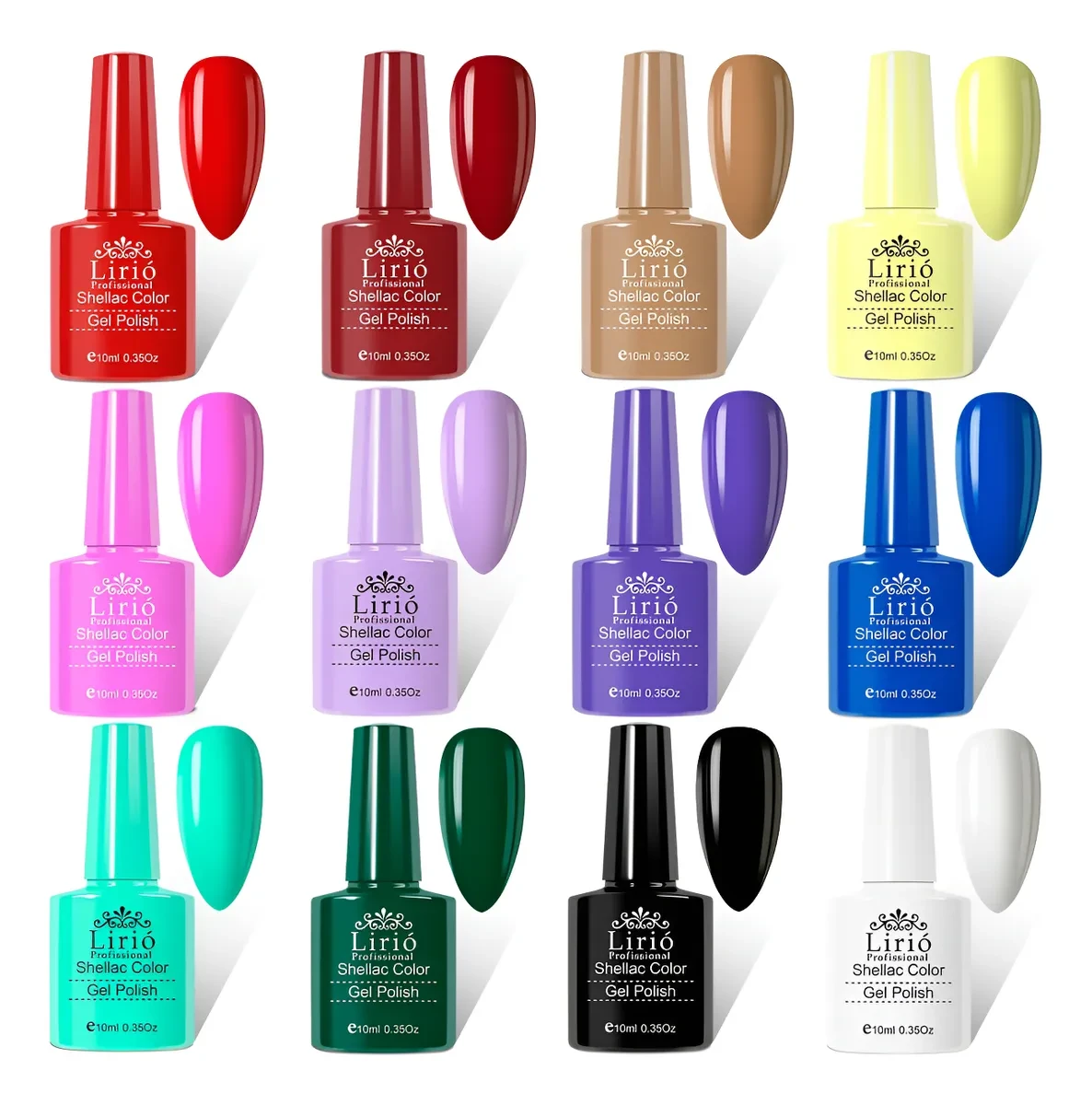 Kit 10 Esmaltes Unha Gel Tem Tudo Import - Melhor Preço e Frete Grátis Esmalte em Gel - Esmaltes Tem Tudo Import
