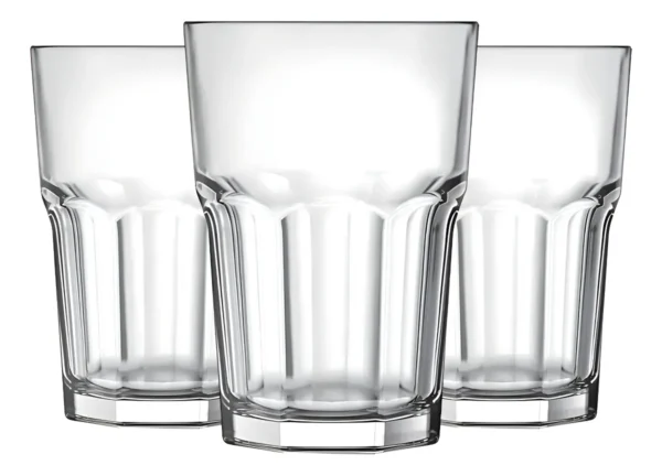 Kit 18 Copos de Vidro Vitamina 350ml Bristol Praticasa - Melhor Preço e Frete Grátis copos de vidro vitamina - Kit 18 Copos Vitamina Praticasa