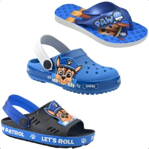 Kit 3 Em 1 Sandália + Babuche + Chinelo Infantil Menino Kids
