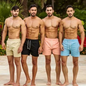 short linho masculino - Kit 4 Short Linho Mauricinho Masculino