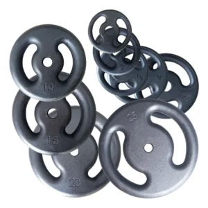 Anilhas para Musculação - Kit 50kg Anilhas Halteres Prado