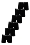 cueca boxer algodão - Kit 6 Cuecas Boxer Algodão Polo