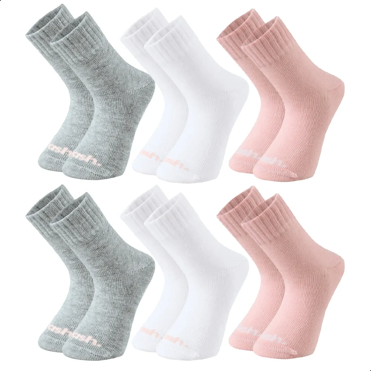 Kit 6 Pares de Meia Infantil Menina Mash Algodão: Conforto e Promoção! meia infantil menina - Kit 6 Pares De Meia Infantil