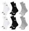 meia puma cano medio - Kit 6 Pares Meias Cano Médio