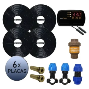 aquecedor solar piscina - Aquecedor Solar Girassol 24.000L