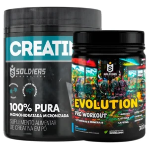 Creatina + Pré-treino Soldiers Nutrition - Kit Creatina + Pré-treino Soldiers Nutrition