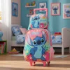 Kit Escolar Stitch Angel - Kit Escolar Stitch Angel Mochila Rodinha