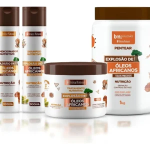 Kit Explosão de Óleos Africanos - Kit Explosão de Óleos Africanos Beleza
