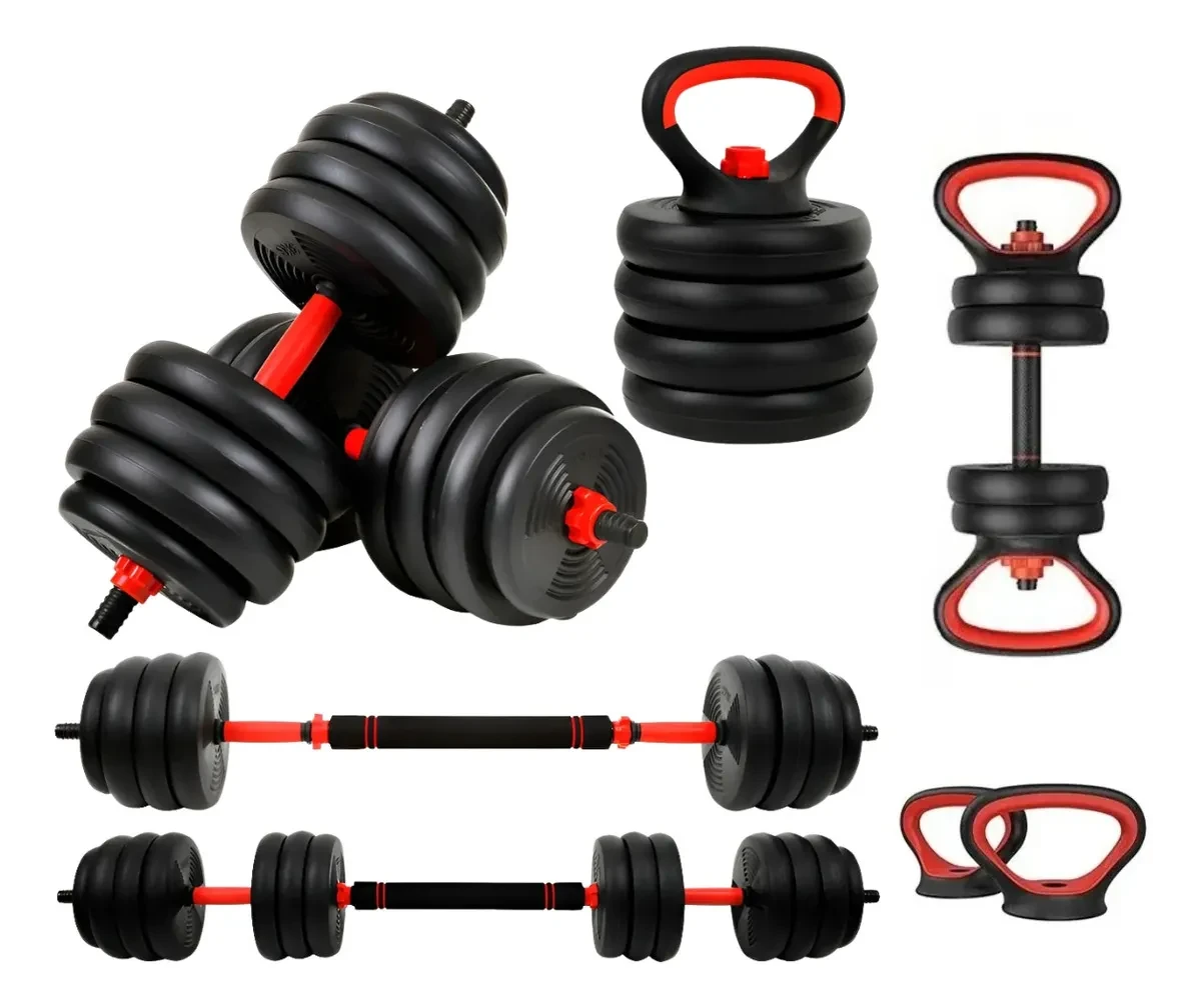 Kit Halteres 6 em 1 Ahead Sports: Treino Completo com Ajuste e Desconto! Kit Halteres 6 em 1 - Kit Halteres 6 Em 1 Ahead