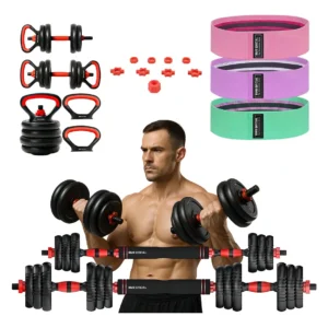 kit halteres ajustável - Kit Halteres e Anilhas Kettlebell Ajustáveis