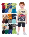 kit infantil menino - Kit Infantil Menino 5 Shorts +