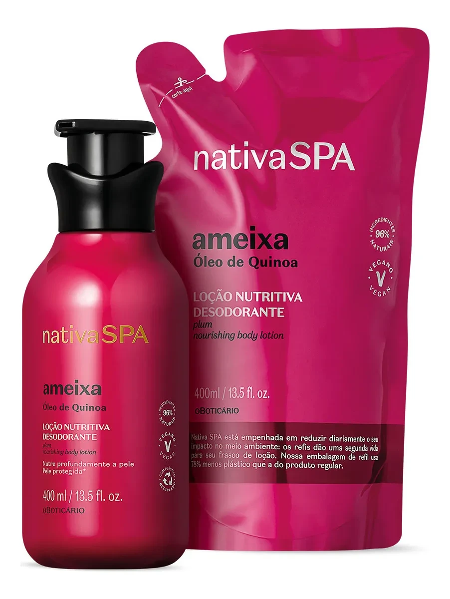 Kit Nativa Spa Ameixa O Boticário: Desconto + Frete Grátis + Hidratação Completa Kit Nativa Spa Ameixa - Kit Nativa Spa Ameixa O Boticário