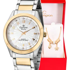 relógio feminino champion - Kit Relógio Champion Feminino CN29409S