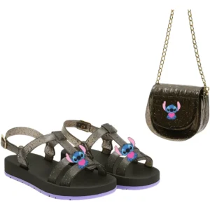Sandália Stitch Infantil - Kit Sandália Stitch Com Bolsa HL