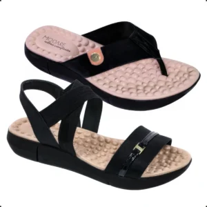 Sandália Ortopédica Feminina Modare - Kit Sandalia Ortopedica Feminina E Chinelo